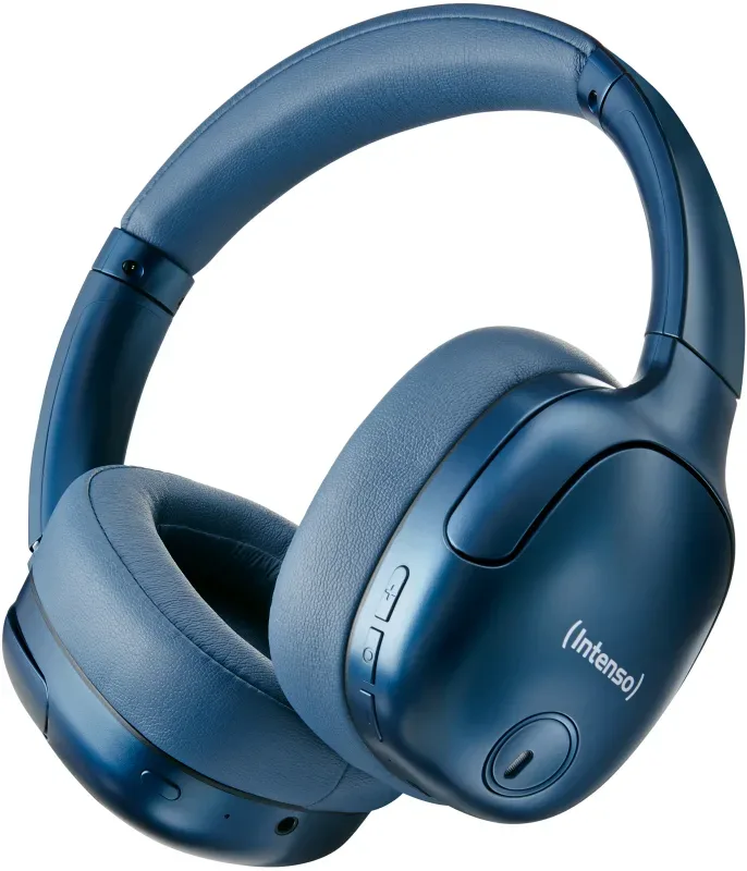 INTENSO Overear Headphones TWS 3740405 Bluetooth, Hybrid ANC Blue