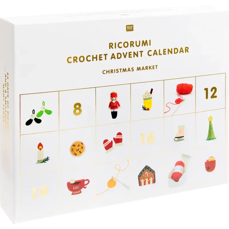 RICO DESIGN Ricorumi Adventskalender 990476 h&auml;keln