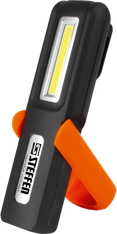 STEFFEN Handleuchte LED Worklight 65 00165 schwarz, Akku, 3W