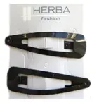 FHH.Clips, schwarz, 2 Stk., 7 cm