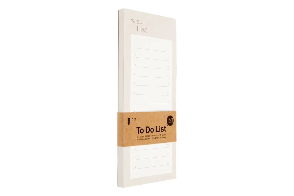 I AM CREATIVE To Do Liste 9x21cm 4005.38 rosa 80 Blatt