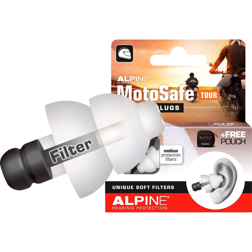 Alpine MotoSafe Tour, Geh&ouml;rschutzst&ouml;psel