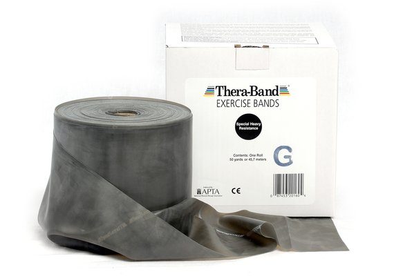 THERA-BAND&reg; &Uuml;bungsband 45.7 m x 12.8  schwarz
