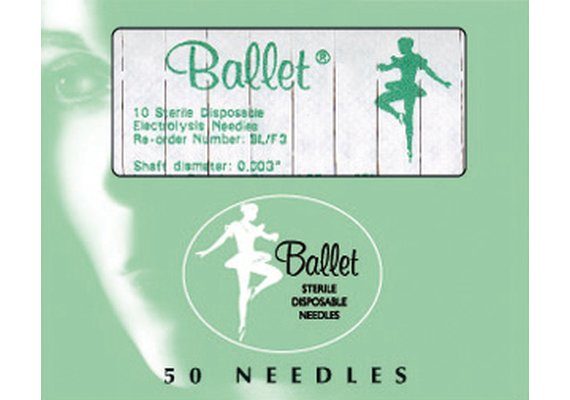 BALLET Epilationsnadeln K2 unisoliert 50 Stk.