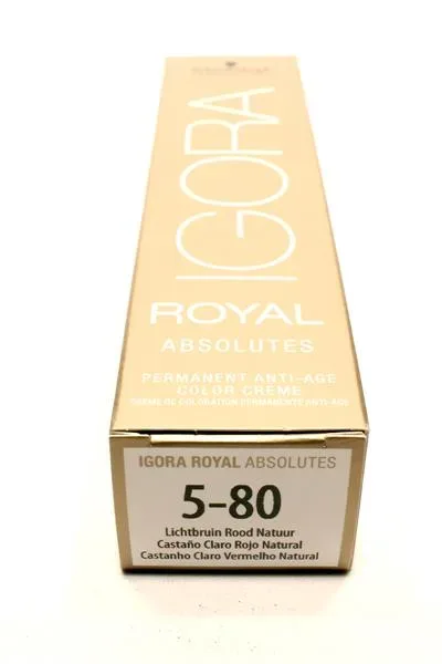 Schwarzkopf Igora Royal Abs Reds 60ml 5-80 h'braun rot natur