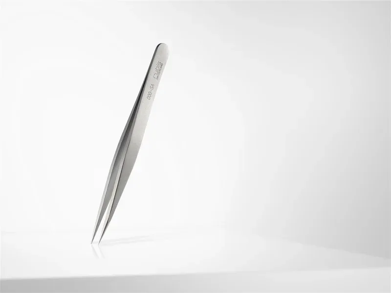 Rubis Pinzette, extra spitz, Inox