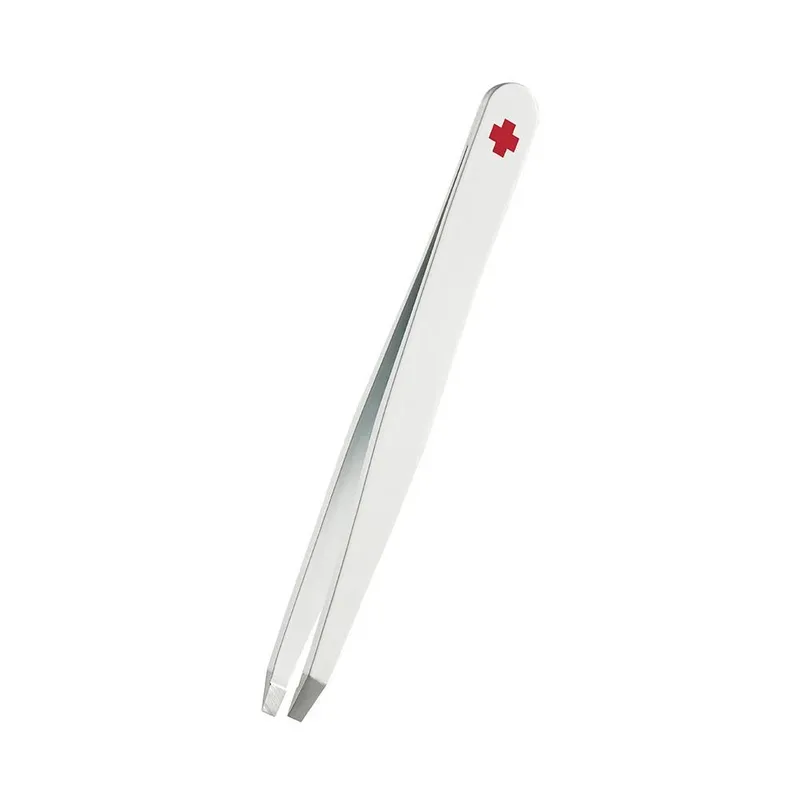 Rubis Pinzette Schweizerkreuz schr&auml;g, weiss, Softtouch