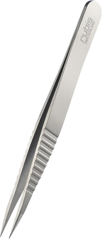 Rubis Pinzette ProGrip spitz, Inox