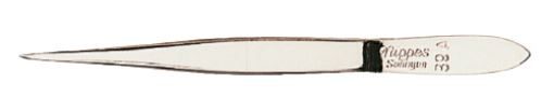 Nippes Pinzette spitz, vernickelt