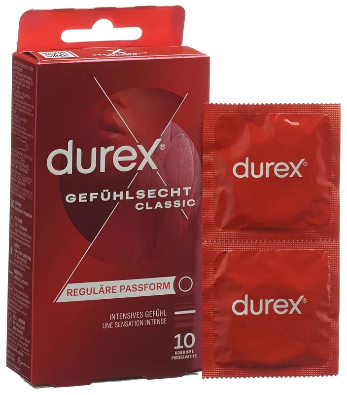 DUREX Gef&uuml;hlsecht Classic Pr&auml;servativ 10 Stk