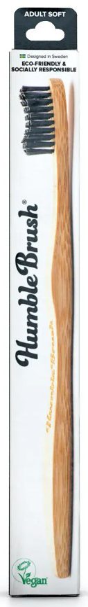 HUMBLE BRUSH Zahnb&uuml;rste Erwachsene schwarz