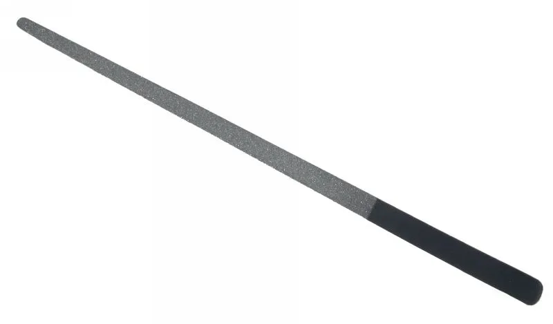 Kiehl Nagelfeile stainless zwei Fl&auml;chen rauh/fein silber 19cm, runde Spitze