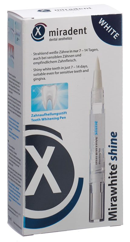 MIRADENT Mirawhite shine Gel&eacute;e Stift 1.8 ml