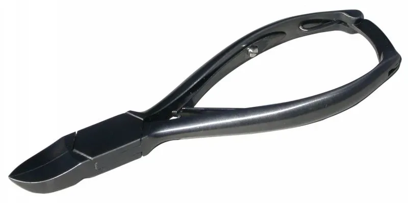Kiehl Nagelzange Titancarbonid Profinagelzange gross schwarz 14.5cm