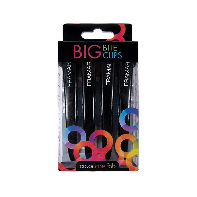 Framar Big Bite Clips - 4 Pack