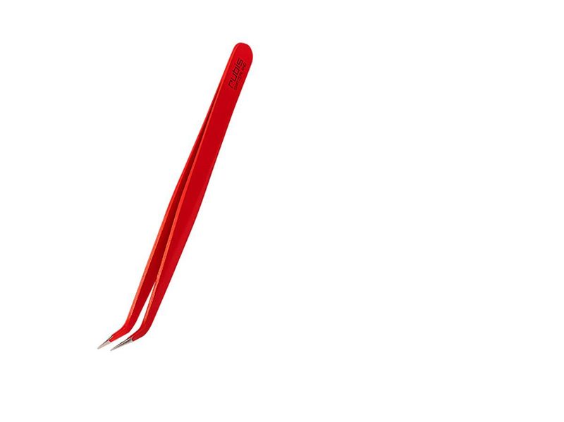 Rubis Wimpern Pinzette Volume Rush, rot