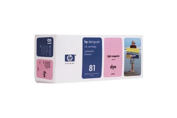 HP Tintenpatrone 81 light magenta C4935A DesignJet 5000/5000PS 680ml