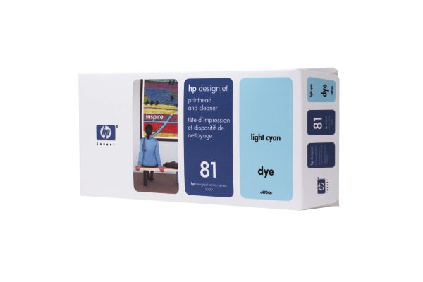 HP Druckkopf 81 light cyan C4954A DesignJet 5000/5000PS 13ml