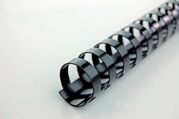 GBC Plastikbindr&uuml;cken 10mm A4 4028175 schwarz, 21 Ringe 100 St&uuml;ck