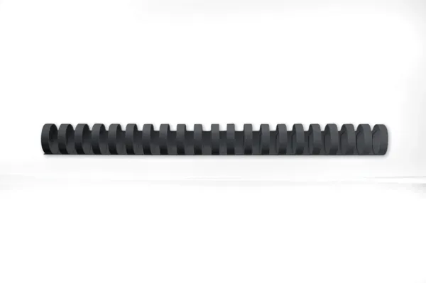 GBC Plastikbinder&uuml;cken 25mm A4 4028182 schwarz, 21 Ringe 50 St&uuml;ck