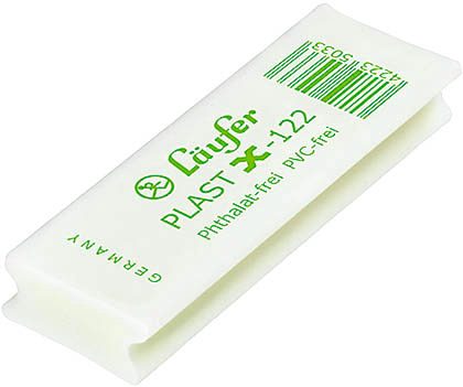 L&Auml;UFER Radierer Plast X-122 01220 65x21x12mm