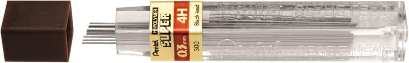 PENTEL Minen 4H 300-4H 0,3mm 12 St&uuml;ck
