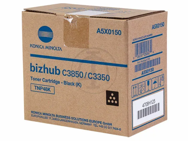 KONICA MINOLTA Toner TNP48BK schwarz A5X0150 Bizhub C3850 10'000 Seiten
