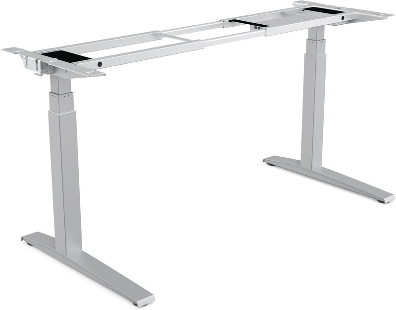 FELLOWES Hubtischgestell Levado 8802001 silber, h&ouml;henverstellbar