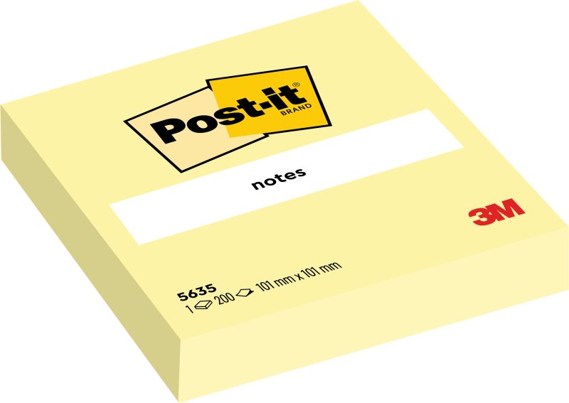 POST-IT Notes Extra Large 100x100mm 5635 gelb 200 Blatt