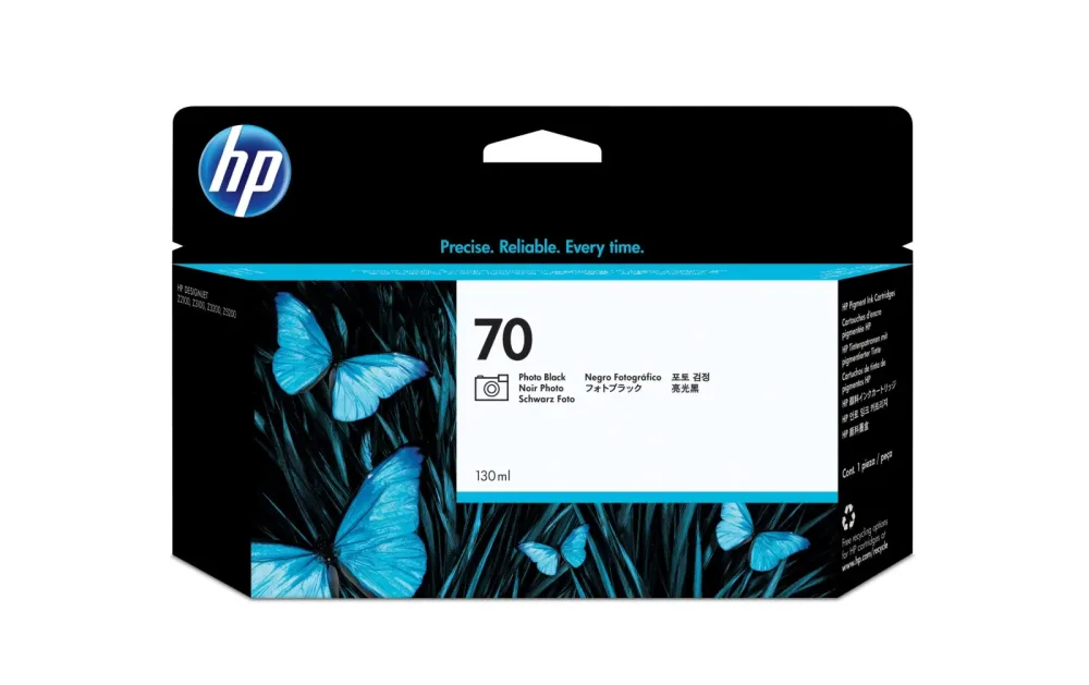 HP Tintenpatrone 70 schwarz photo C9449A DesignJet Z2100/3100 130ml