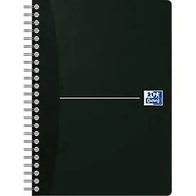 OXFORD Spiralbuch Smart Black A5 100103627 liniert 6mm, 90g 90 Blatt