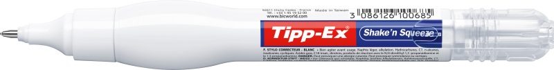 TIPP-EX Shake'n Squeeze 8ml 802.4201 Korrekturstift, deckend weiss