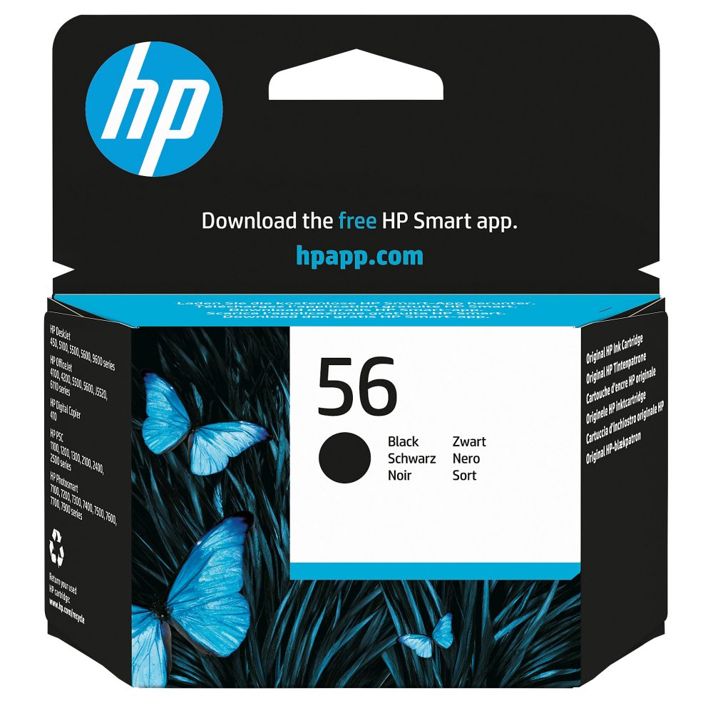 HP Tintenpatrone 56 schwarz C6656AE Photosmart 7150 520 Seiten