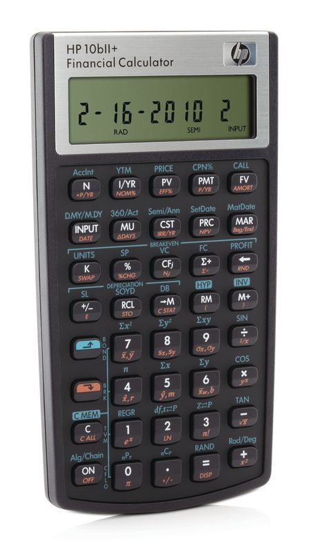 HP Calculator 10BII+ Financial HP-10BII+ UU Deutsch/Ital./Franz./Holl&auml;nd.