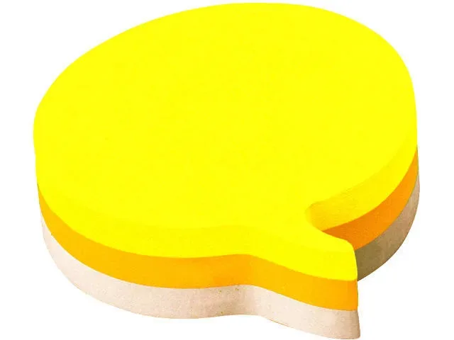 POST-IT Haftnotiz-W&uuml;rfel Sprechblase 2007SP 3-farbig, 225 Blatt