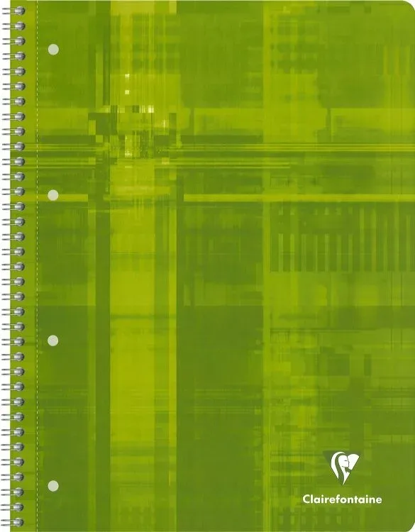CLAIREFONTAINE Spiralheft Studium A4 8256 liniert, ass. 80 Blatt