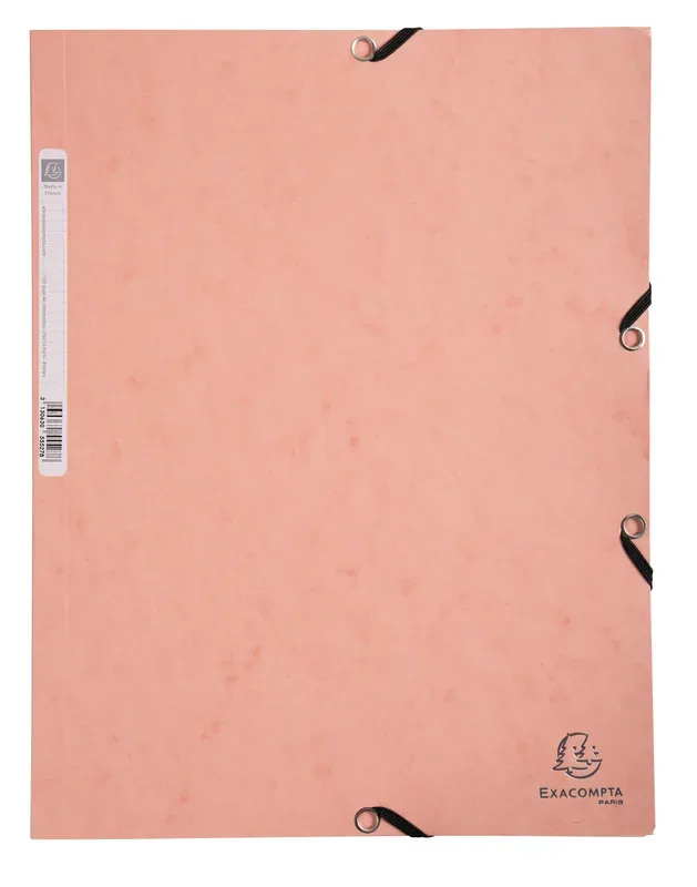 EXACOMPTA Gummibandmappe Aquarel A4 X55527E rot