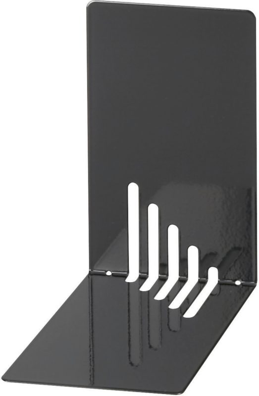 MAUL B&uuml;cherst&uuml;tzen 14x8,5x14cm 3501090 schwarz, Metall 2 St&uuml;ck