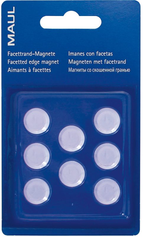 MAUL Magnete 15mm 6175202 weiss 8 St&uuml;ck
