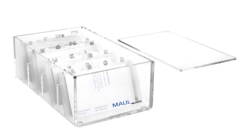 MAUL Visitenkartenbox 1956305 Acryl