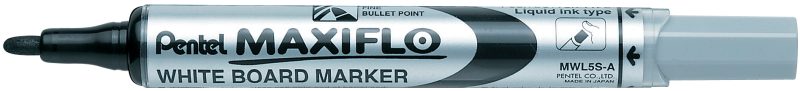 Pentel Maxiflo Rundspitze Schwarz Marker 1 Stück