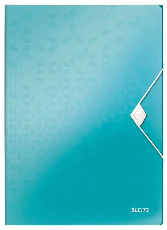 LEITZ Sammelmappe WOW A4 45990051 eisblau f&uuml;r 150 Blatt