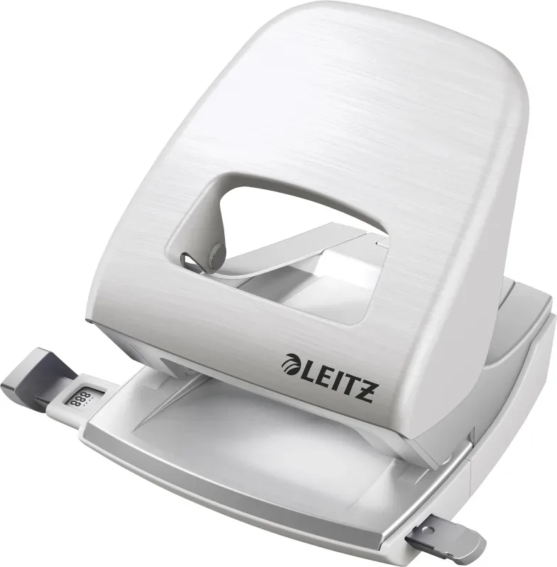 LEITZ B&uuml;rolocher NewNeXXt Metall 50060004 arktik weiss 30 Blatt