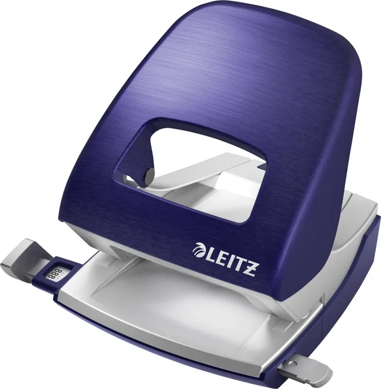 LEITZ B&uuml;rolocher NewNeXXt Metall 50060069 titan blau 30 Blatt