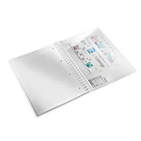 LEITZ Spiralbuch WOW PP A4 46380023 pink 80 Blatt