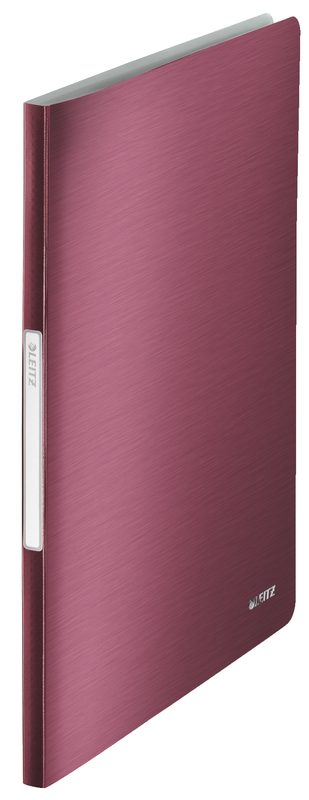 LEITZ Sichtbuch Style PP A4 39590028 granat rot 40 H&uuml;llen