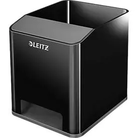 LEITZ Sound Stiftek&ouml;cher Duo Color 53630095 schwarz