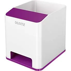 LEITZ Sound Stiftek&ouml;cher WOW 5363-10-62 weiss/violett