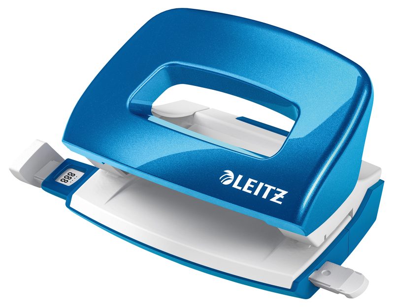 LEITZ Locher NewNeXXt 5060 WOW 50601036 blau, 10 Blatt mini