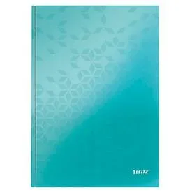 LEITZ Notizbuch WOW A4 46251051 liniert, 90g eisblau